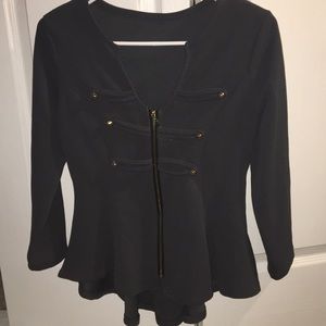 WestPoint inspired Blouse. Peplum silhouette